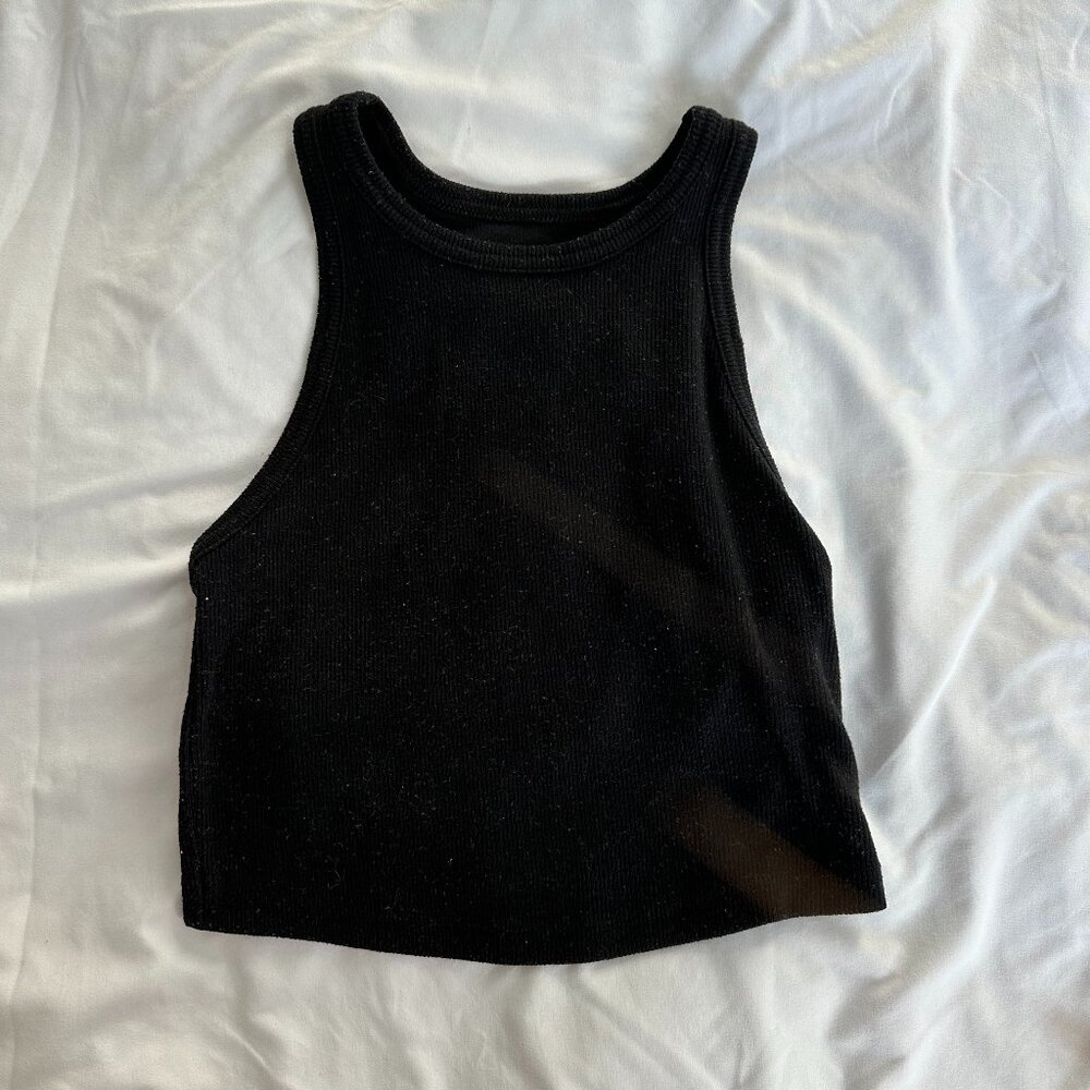 Aerie Women's High Neck Black Top